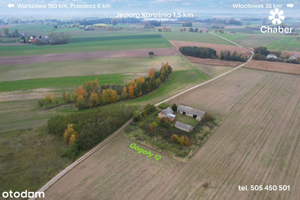 Siedlisko na Kujawach - działka 3007 m2