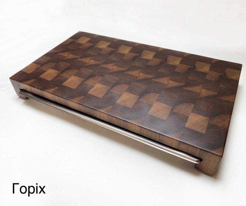 Торцева дошка з гастроємністю, торцева дошка з підносом, кухонна дошка