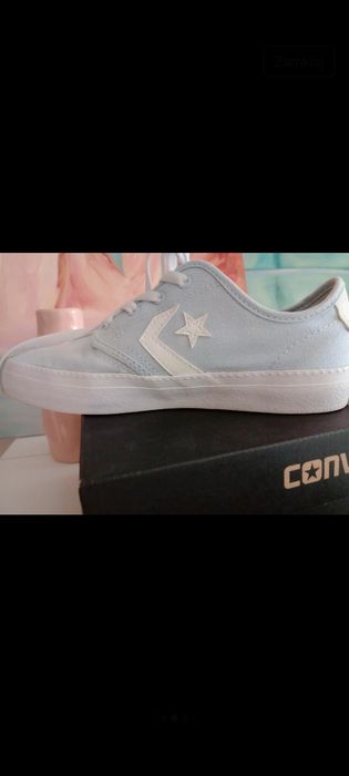 Trampki Converse błękitne