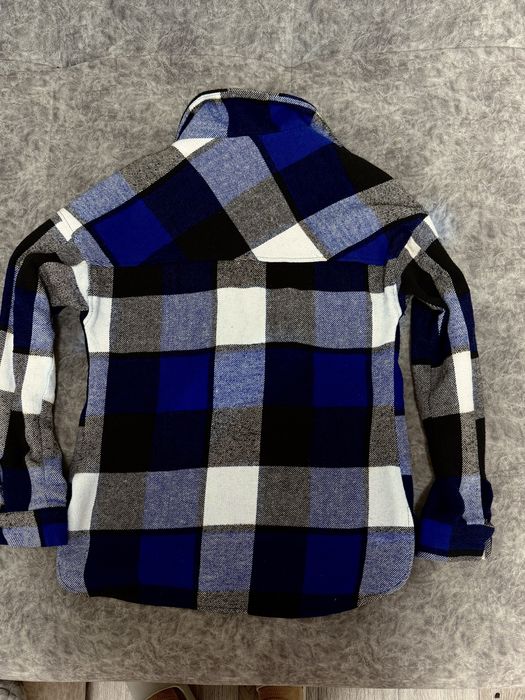 Тепла сорочка в клітинку / теплая рубашка в клетку