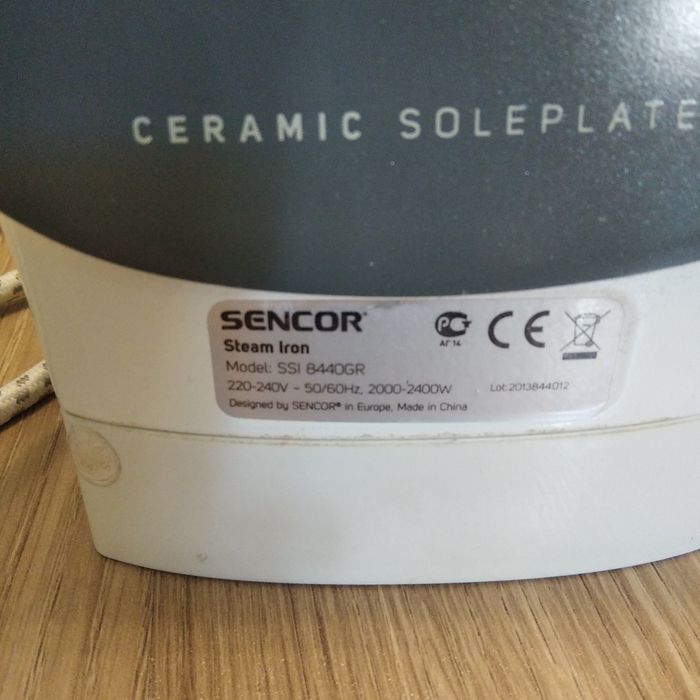 Парова праска Sencor SSI 8440GR 2200W (Керамічна підошва)