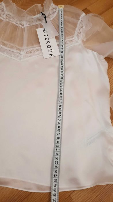 Шелковая блуза Uterque(Massimo Dutti), S