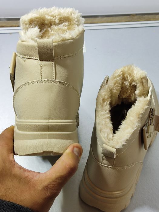 buty wojskowe taktyczne zimowe ocieplane beżowe 44 combat.