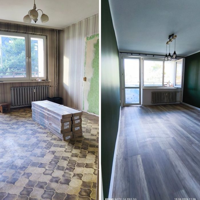 Wolny Termin .Pracę wykończeniowe Gładzie , malowanie , renowacje , naprawy