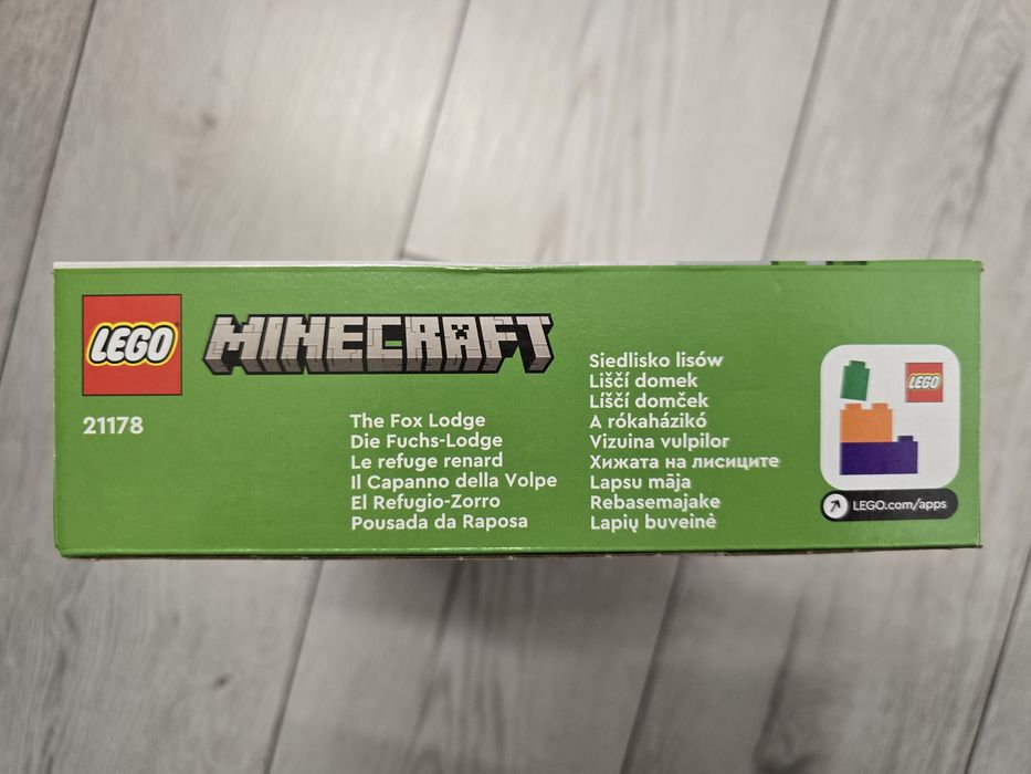 NOWE LEGO 21178 Minecraft - Siedlisko lisów