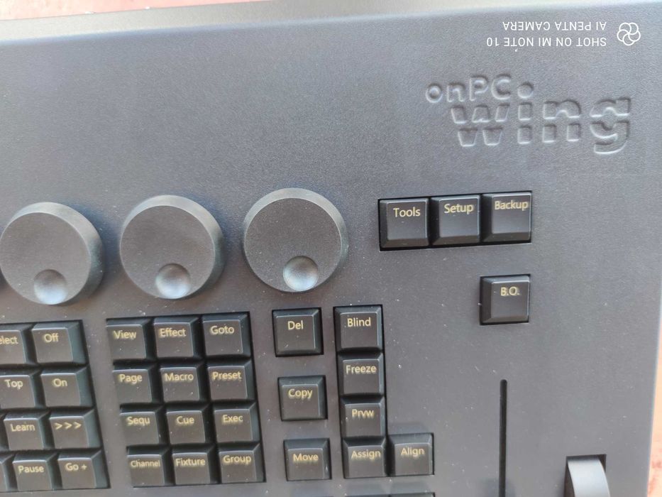 Mesa comando iluminação Onpc Wing2 MA
