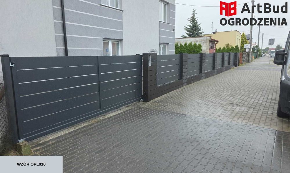 Ogrodzenia frontowe, dostawa, montaż Nowy Dwór Gdański