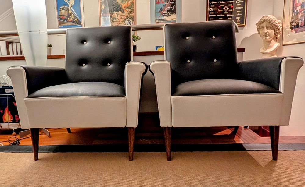 Terno de sofás vintage