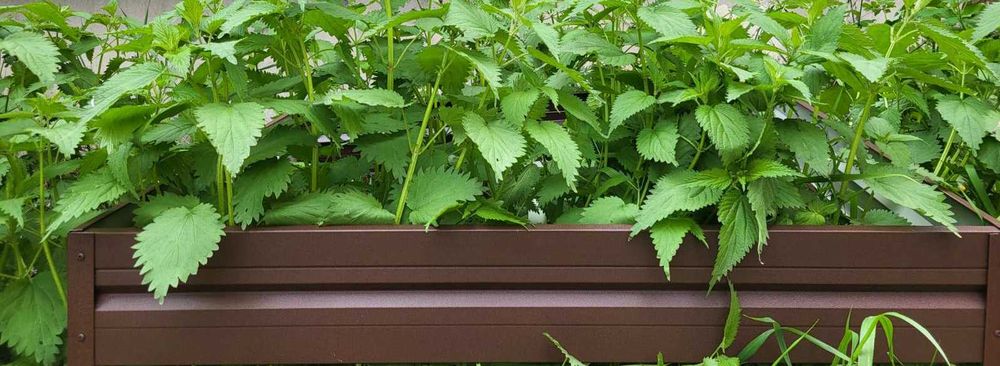 Висока тепла грядка  Металева збірна  висока клумба для квітів