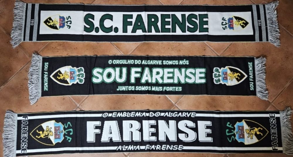 3 echarpes ,bufandas do Farense