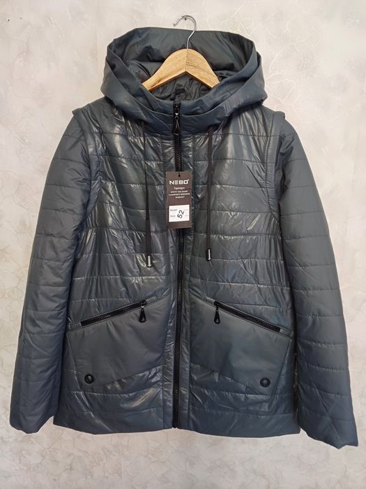 Куртка демісезонна 52 розмір курточка вітровка