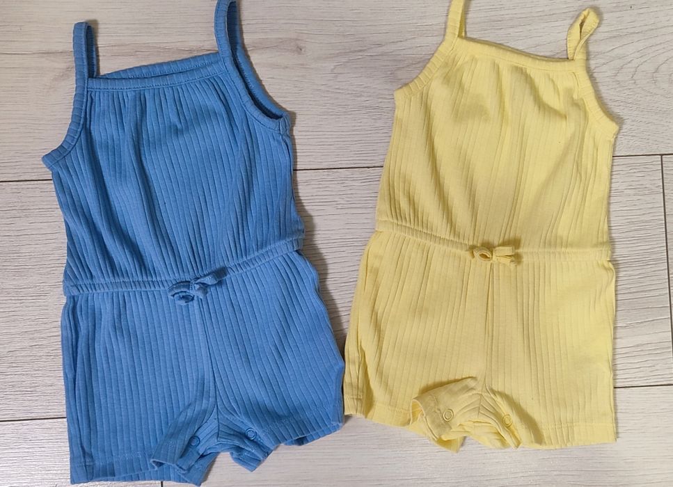 Літній боді майка рубчик Primark 0-3 місяців зріст 62