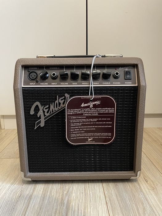Fender Acoustasonic 15 | Wzmacniacz akustyczny | Piecyk