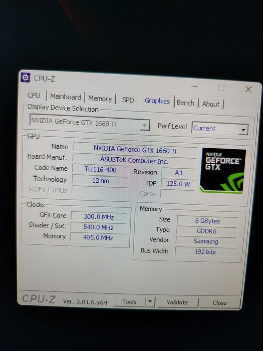 i5 11600K z GTX 1660 Super oraz monitor Asus