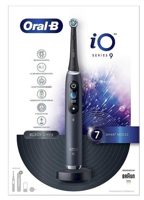 Електрична зубна щітка, чорна Oral - B series 9n (open Box) Нова!