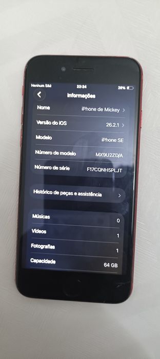 iPhone SE 2020 64GB Vermelho – Desbloqueado
