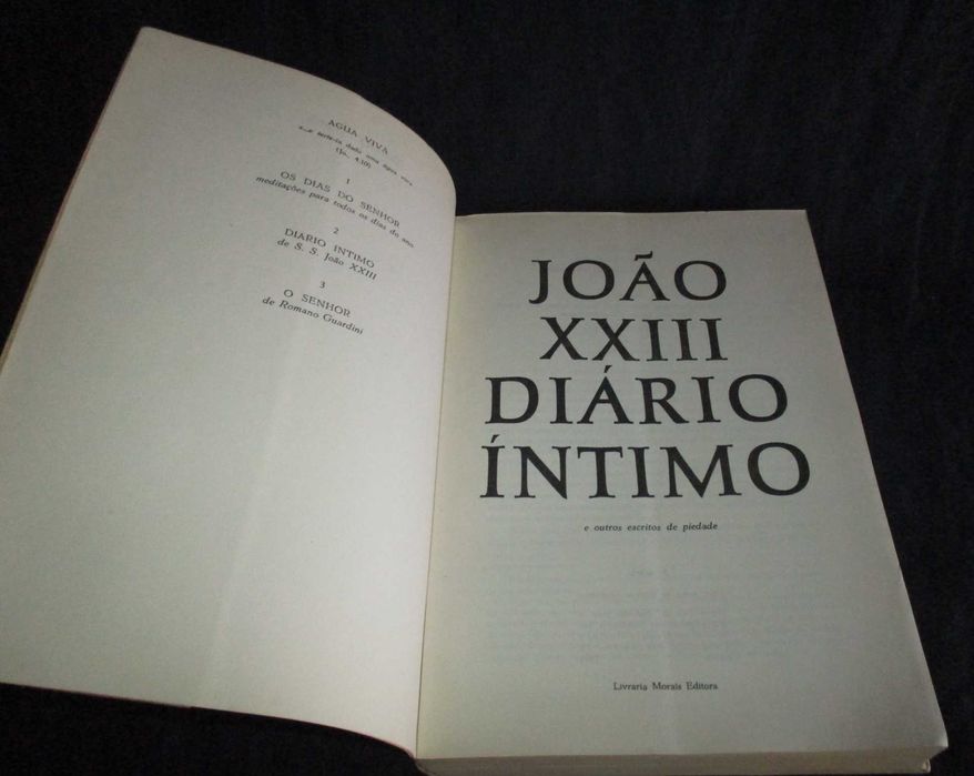Livro João XXIII Diário Íntimo