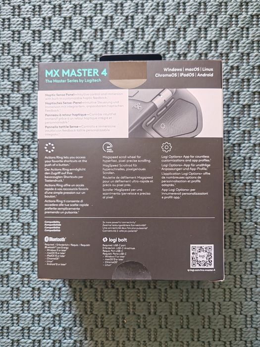 Rato Logitech MX master 4 - Novo/Selado/Fatura/Garantia