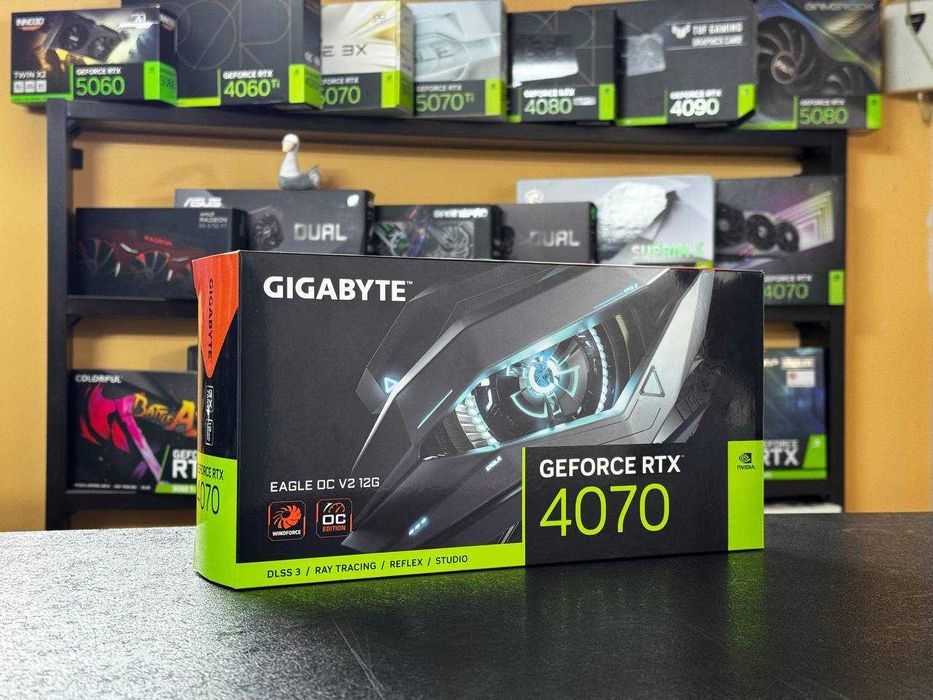 Відеокарта Nvidia RTX 4070 Eagle OC V2 12G | Б/В (Ідеал) | Гарантія 12 міс