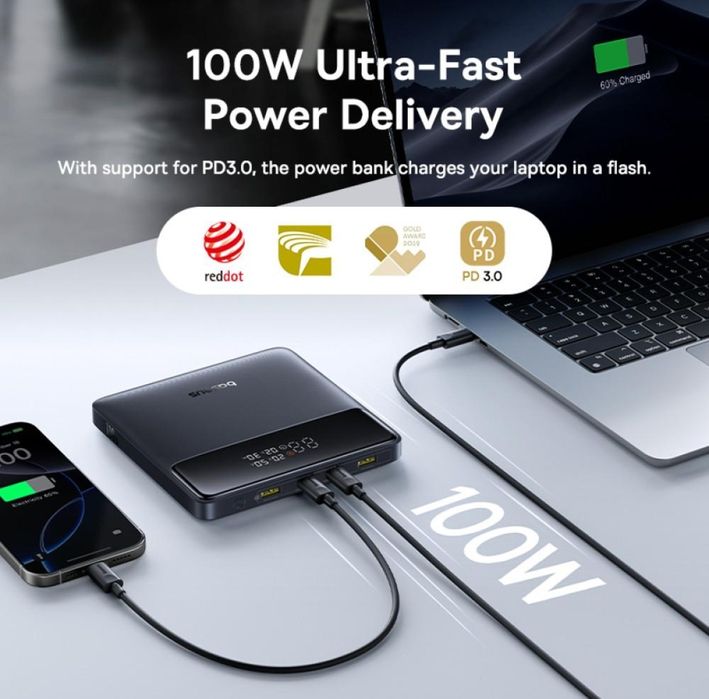 Powebank 20000 mAh 100W Baseus  Blade H1