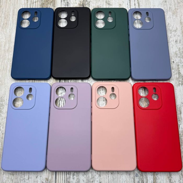 Чехол Wave Silicone Cover на Xiaomi Redmi Note 14 4G. Микрофибра Чохол
