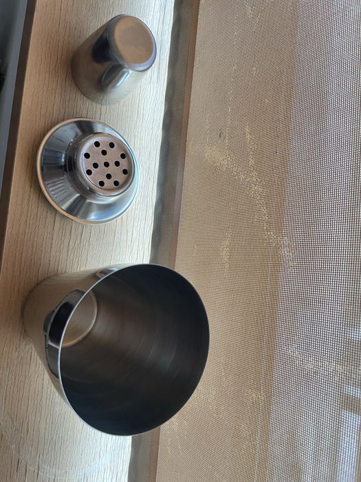 Shaker de Cocktail em Aço Inox - Como Nova