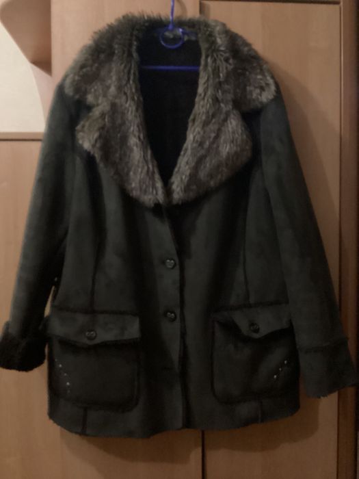 Искусственная дубленка женская