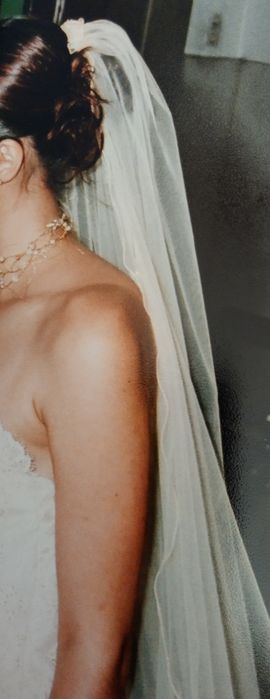 Vestido de Noiva + Mantilha