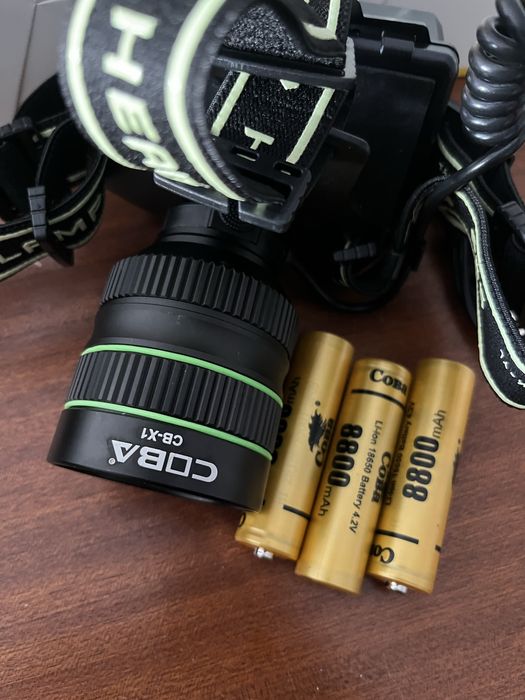 Lanterna cabeça zoom 3km led laser potente do mundo