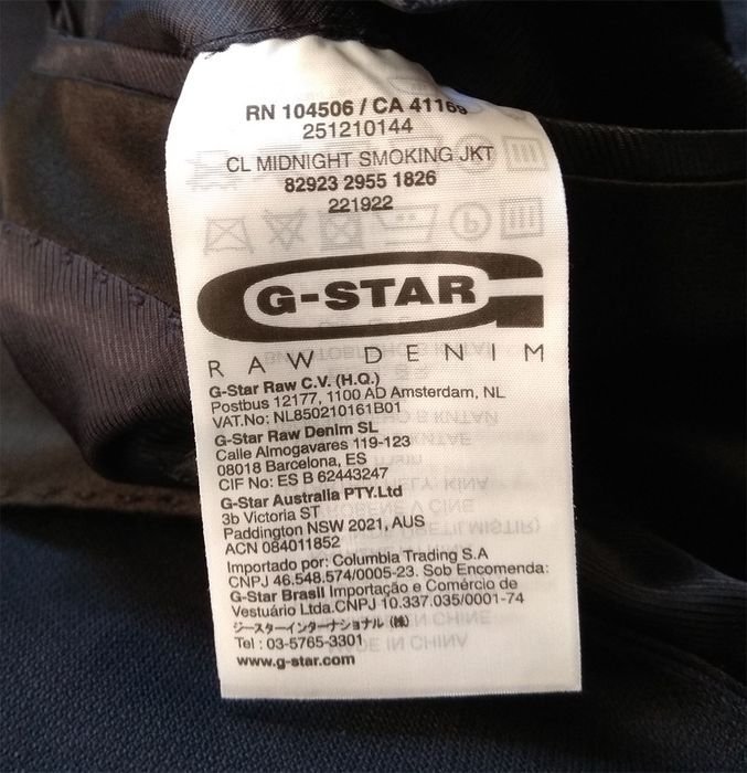 G-STAR RAW пиджак блейзер Оригинал 46 - S