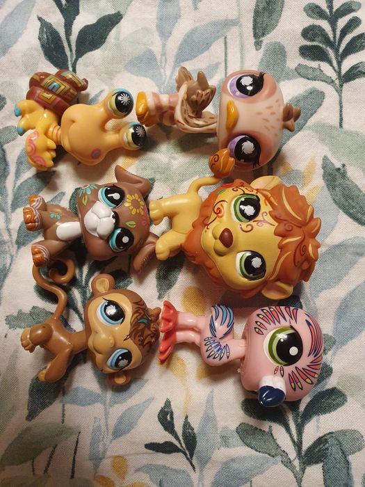 Lps littlest pet shop postcard zestaw pocztowkowy lew bokser