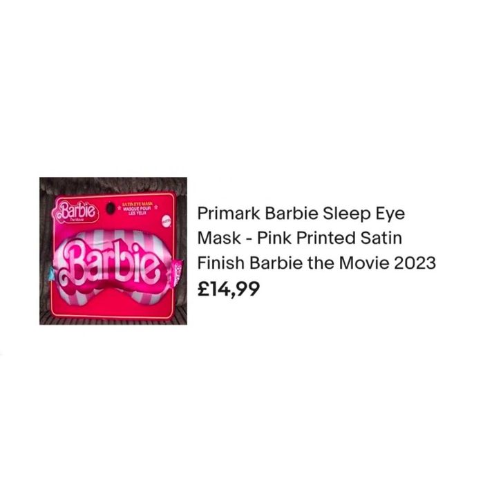 Маска для сну на очі Primark Barbie
