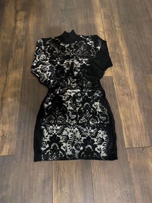 Платье roccobarocco оригинал мерино /ангора