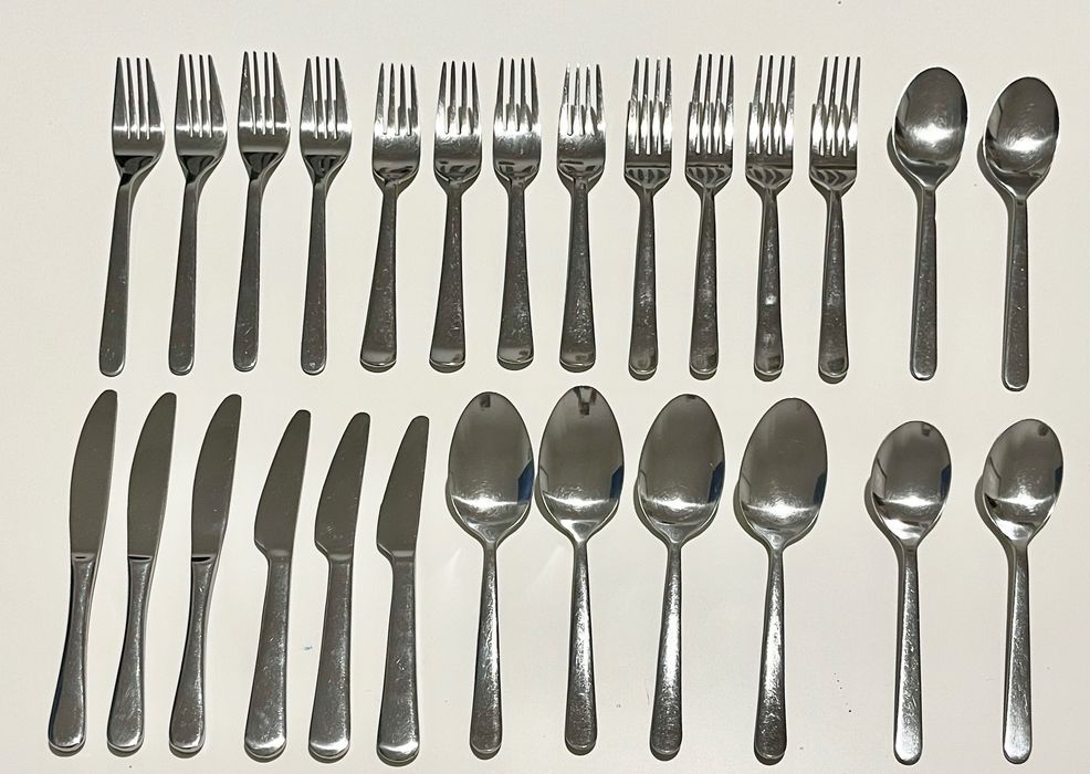 Sztućce IKEA - 26 sztuk - widelec nóż łyżka