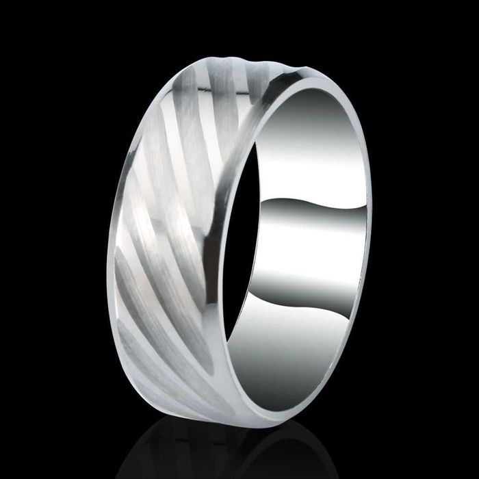 conjunto de 8 anéis em aço vários modelos