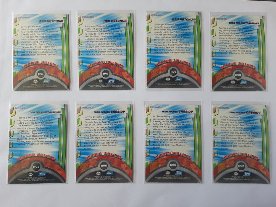 Cartas pokemon topps series 2