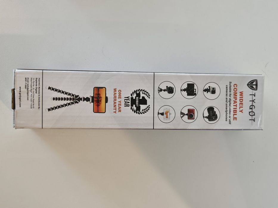 Tripé Flexível GorillaPod Tygot (13 Polegadas) – Para Telemóvel e Câma