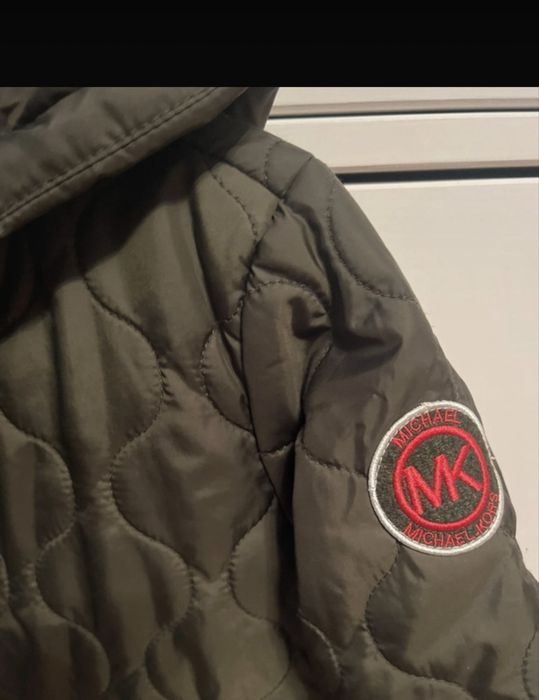 Kurtka pikowana jesienna Michael Kors dziewczynka 110