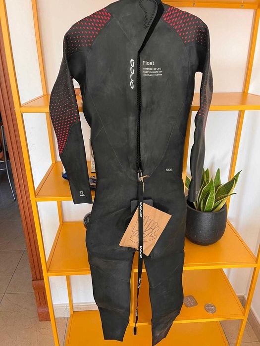 Fato de mergulho Orca Athlex Float preto e vermelho mulher tamanho 5