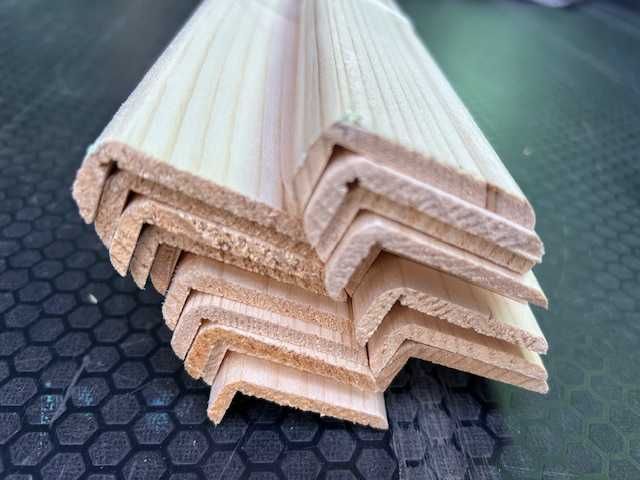 Listwy wykończeniowe kątowniki drewniane ćwierćwałki narożniki drewno