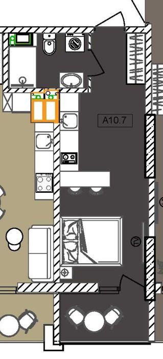 1-кімнатна квартира за адресою Куликове поле пл. (площа 27 м²) - Atlanta.ua - фото 3