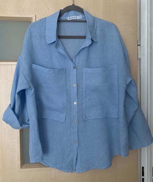 Koszula damska 100% len nowa r. Oversize