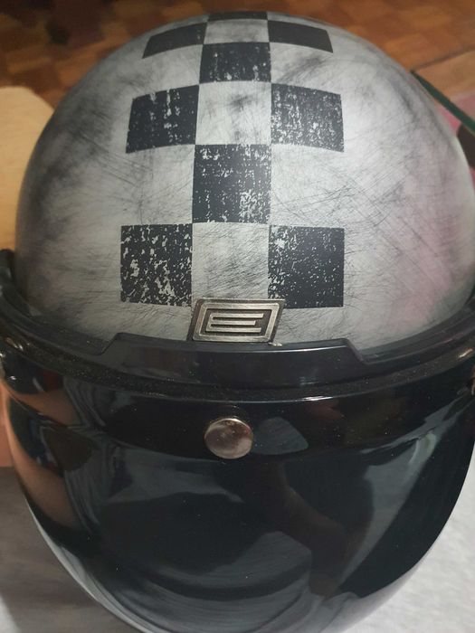 Capacete mota retro Origine Deus tamanho XL