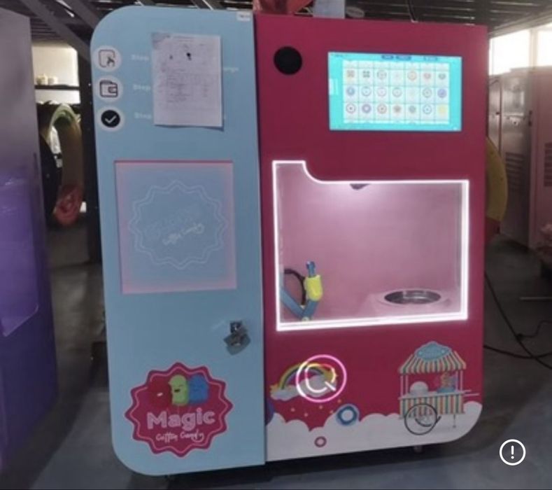 Máquina Automática de Algodão Doce – Ótima Oportunidade!