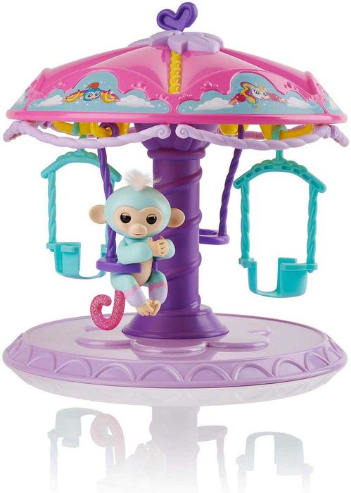 Карусель з інтерактивною мавпочкою Абігель WowWee Fingerling Playset
