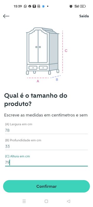 Móvel aparador em madeira