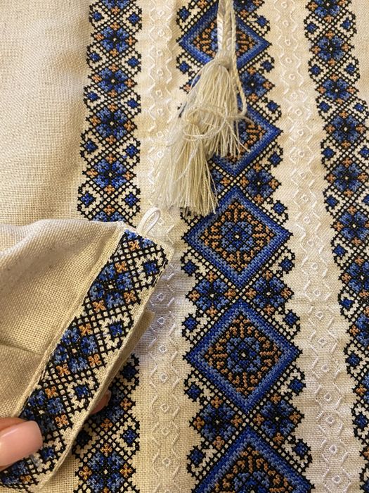 вишиванка чоловіча на льоні, парні вишиванки