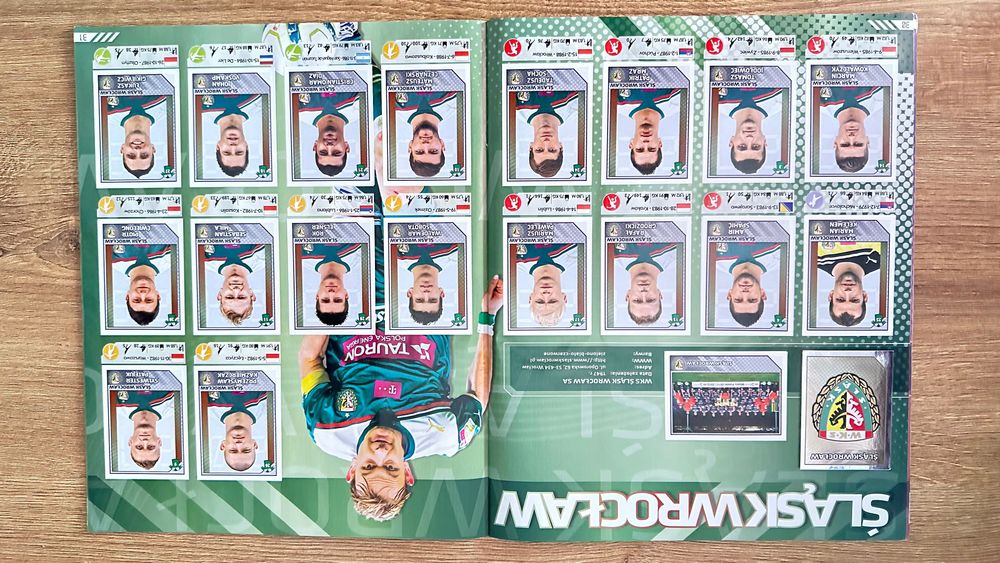 T-Mobile Ekstraklasa 2013 album do wyklejania PANINI kompletny 340/340