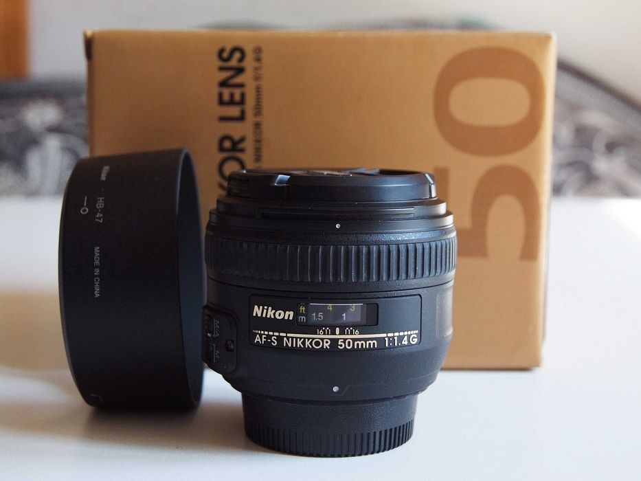 Nikkor 50mm F1.4G AF-S - stan fabryczny, ideał.