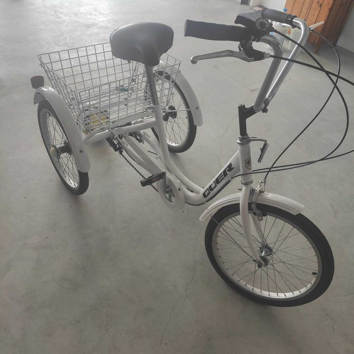 Triciclo de adulto 3x20, branca